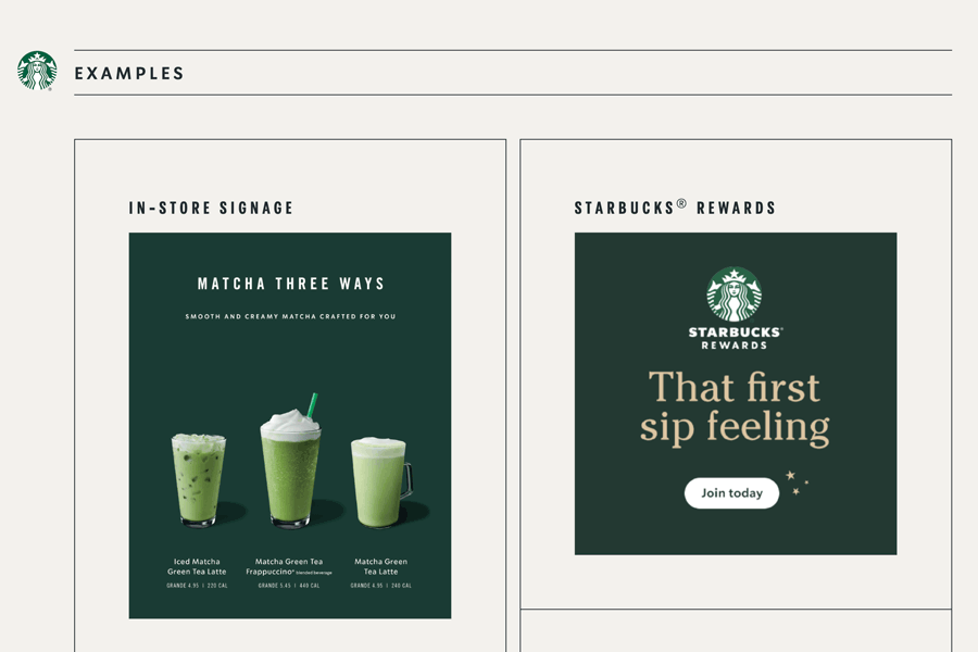 Starbucks Brand Guidelines