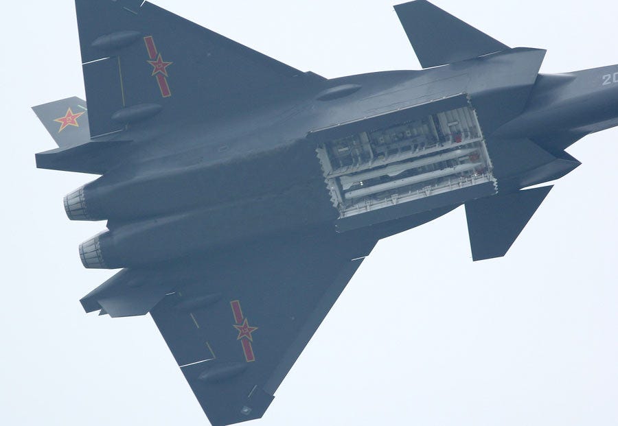 Figure 1.2: J-20’s main underbelly weapons bay