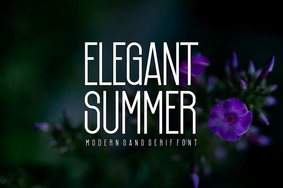 Elegant Summer — Font
