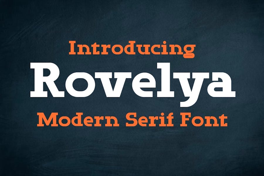 Rovelya Modern Serif Font