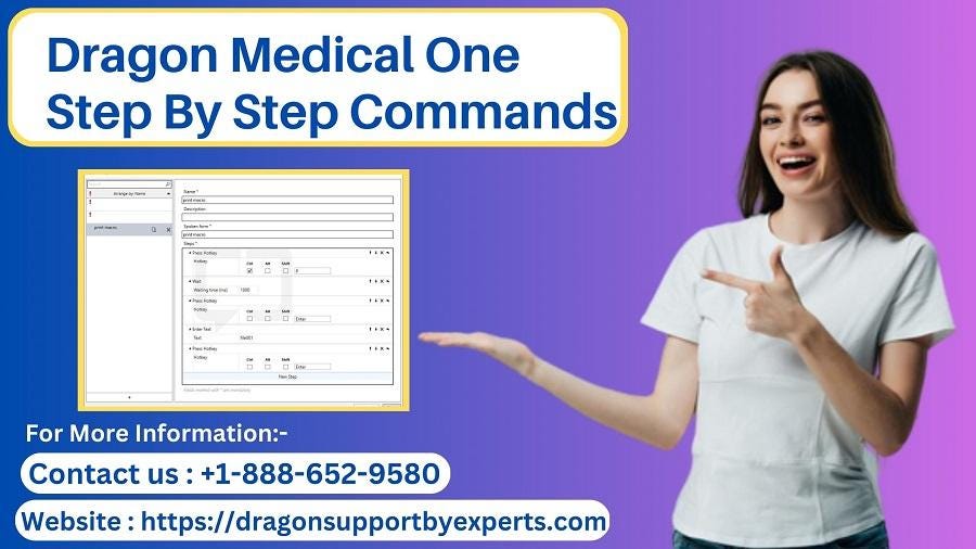 Dragon Medical One Step-By-Step Commands