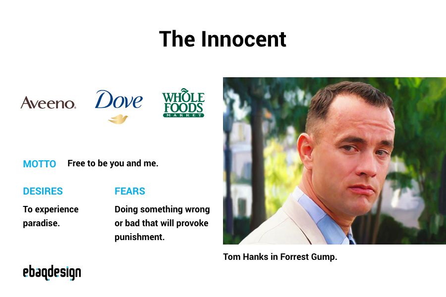 The Innocent Archetype — Aveeno, Dove, Whole Foods