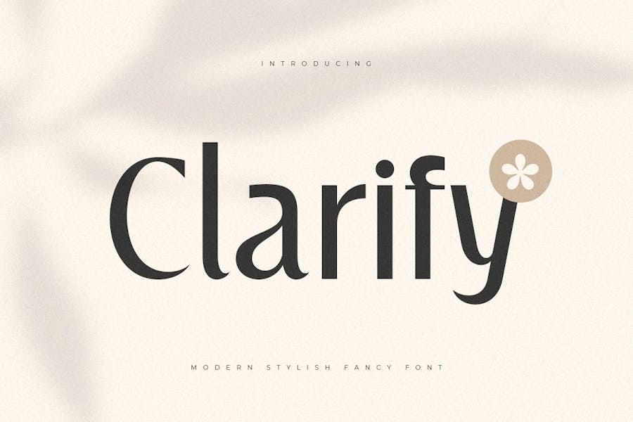 Clarify — Modern Stylish Fancy Font