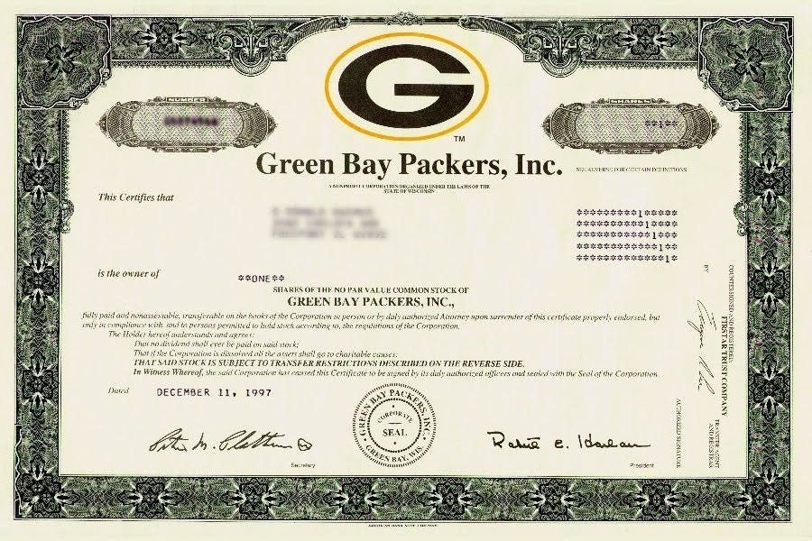Packers Stock