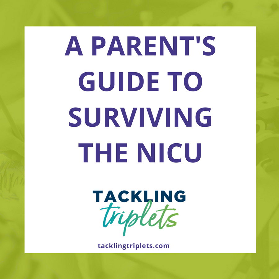 NICU Survival Guide: 5 Tips for Parents | Learn 5 tips for surviving your babies' NICU journey in this NICU survival guide, created by triplet parents whose babies spent 7 weeks in the NICU.