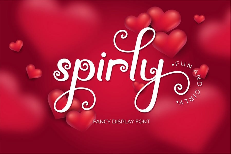 Spirly — Fancy Display Font