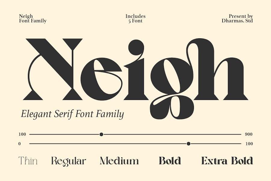 Neigh — Modern Luxury Logo Font