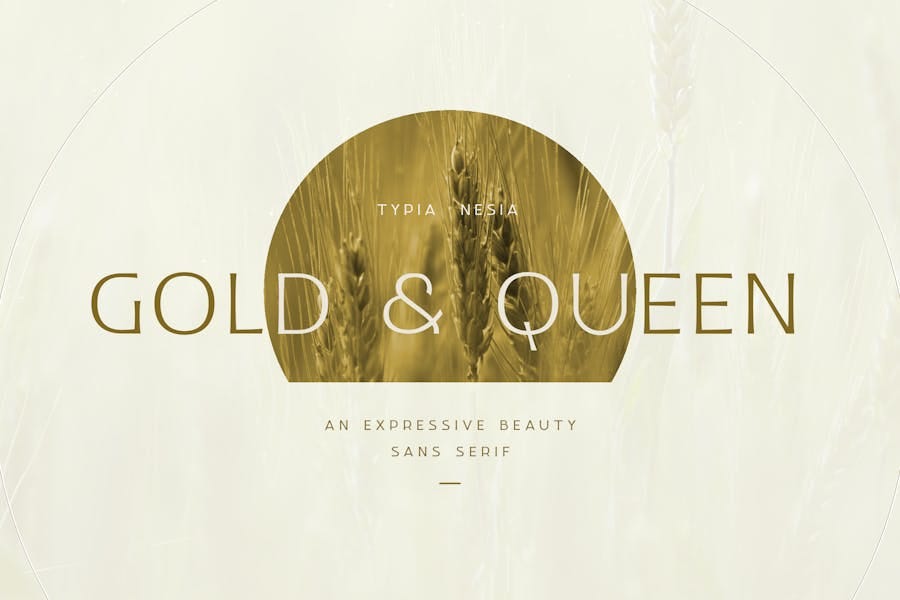 Gold and Queen — Beauty Feminine Branding Font