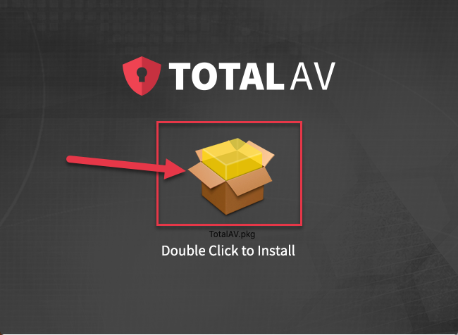 Total AV installation screen