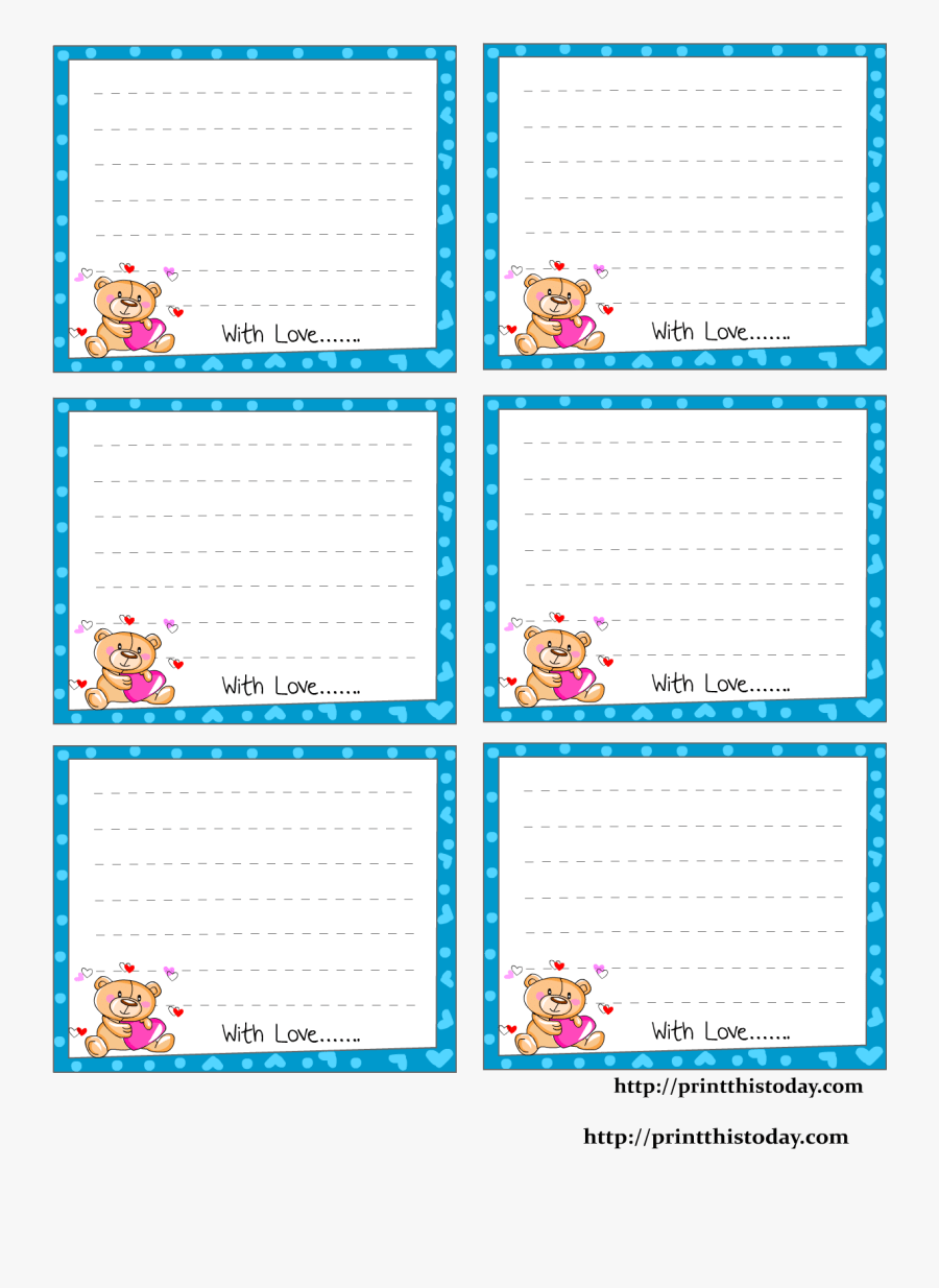 Clip Art Cute Note Cards Cute Sticky Notes Printable , Free Transparent Clipart ClipartKey