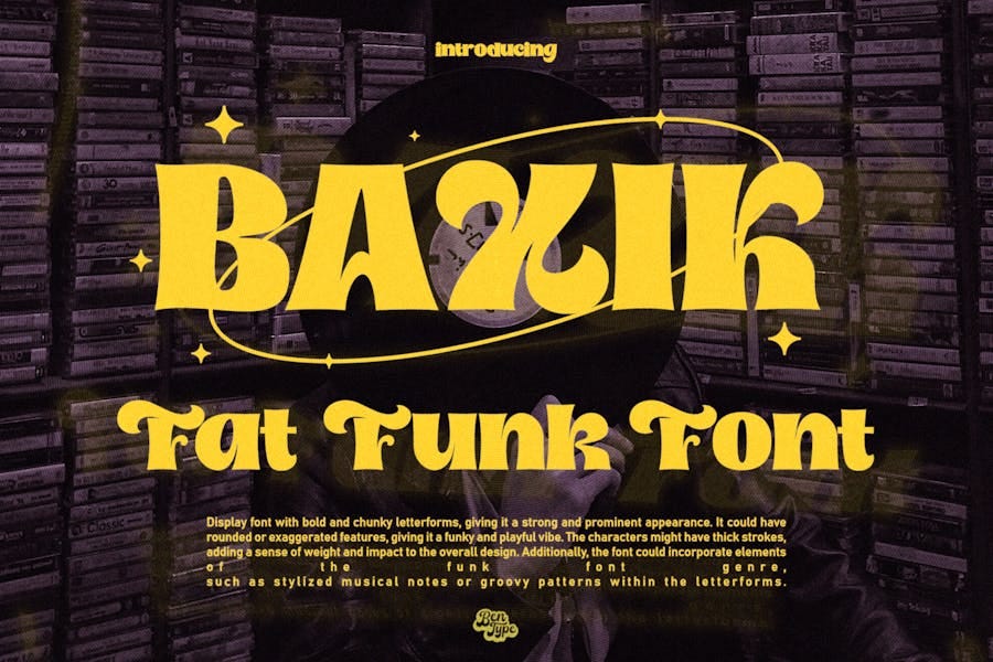Baxik — Fat Funk Font