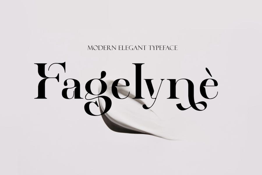Modern Elegant Font — Fagelyne