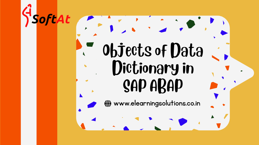 Objects of Data Dictionary in SAP ABAP