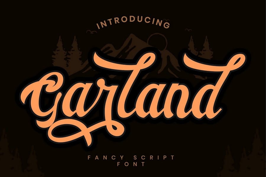 Garland — Fancy Script Font