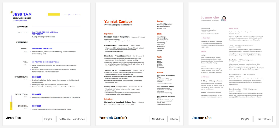 17 Best Free Ui Designer Resume Samples And Templates Laptrinhx