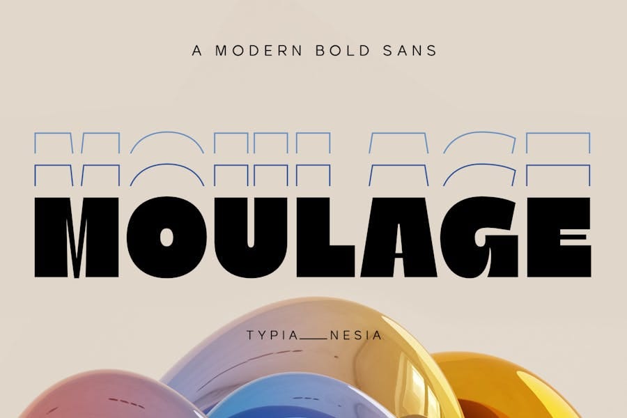 Moulage — Logo Branding Font — Sport Game Sans