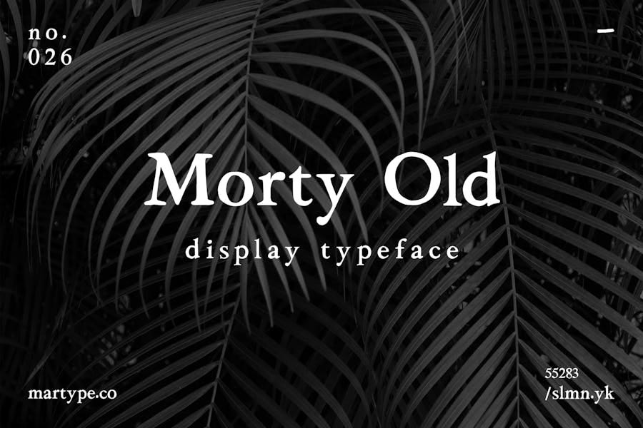 Morty Old Display Typeface