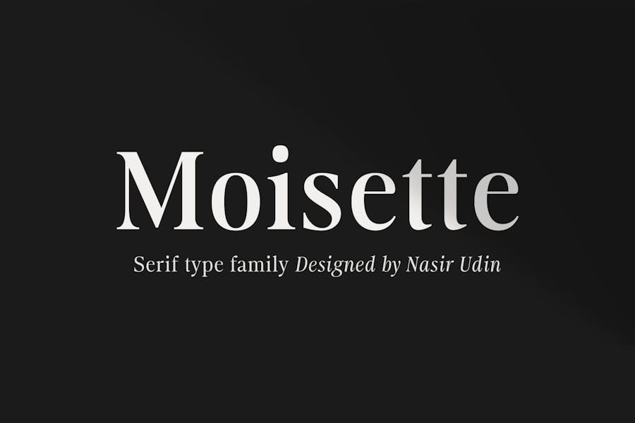 Moisette — 14 Fonts