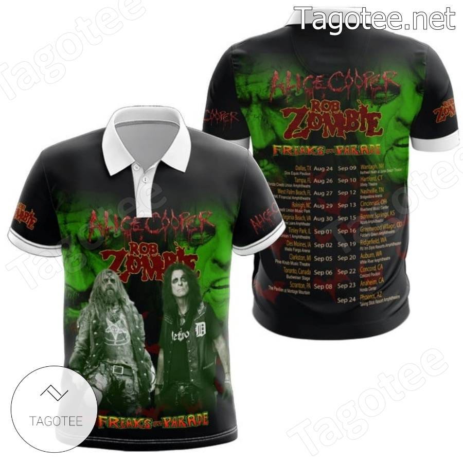 Alice Cooper Rob Zombie Shirt