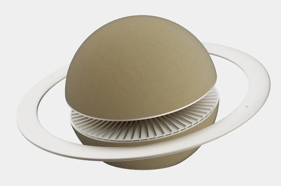 Saturn-inspired Bluetooth speaker