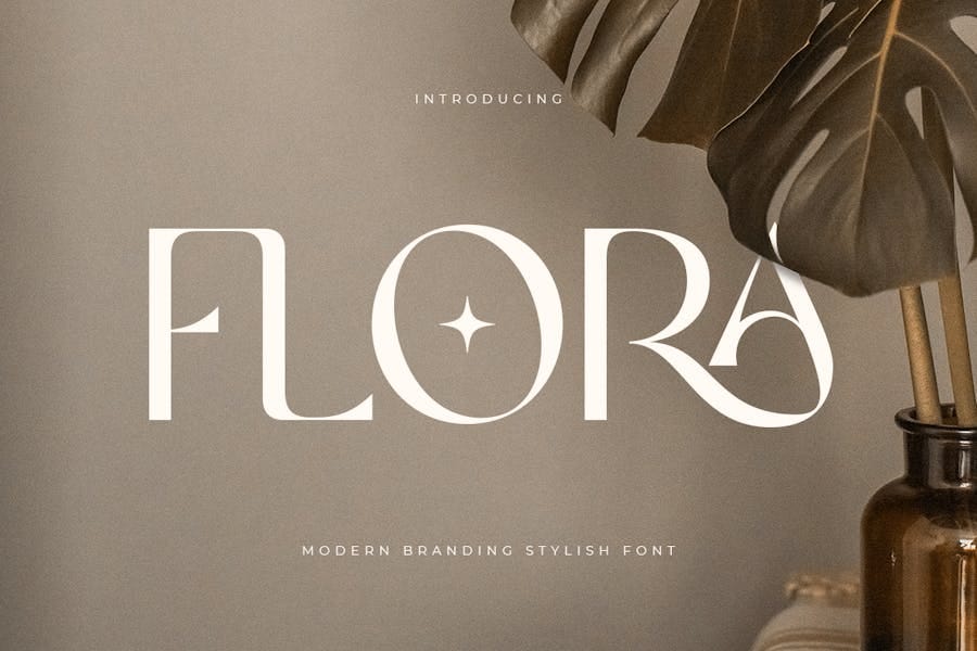 Flora — Modern Branding Stylish Font