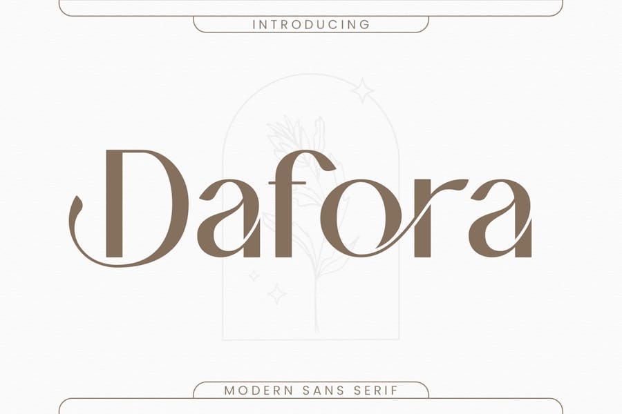Dafora Sans Serif Font
