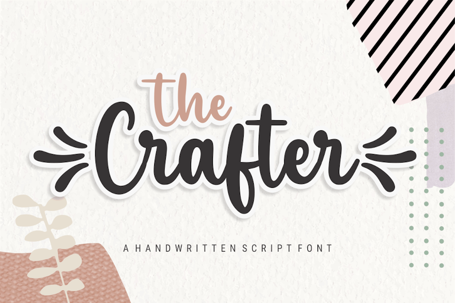 The Crafter / A Script Font