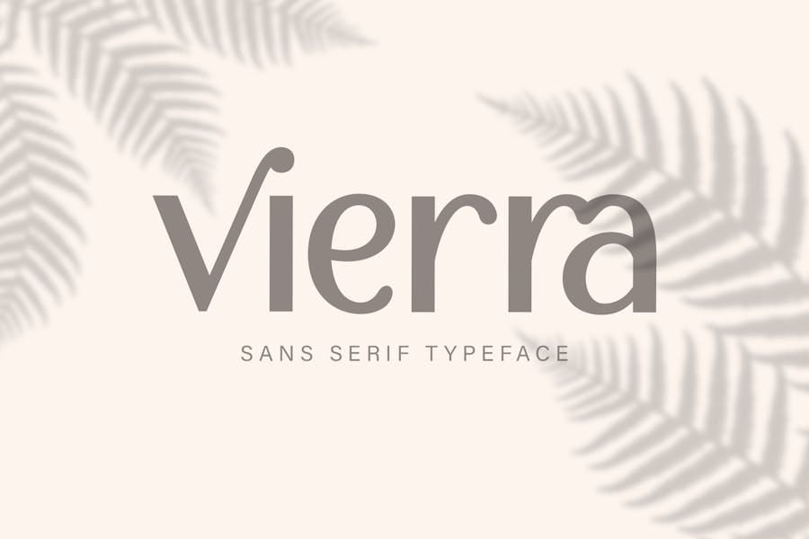Vierra Sans-Serif Typeface