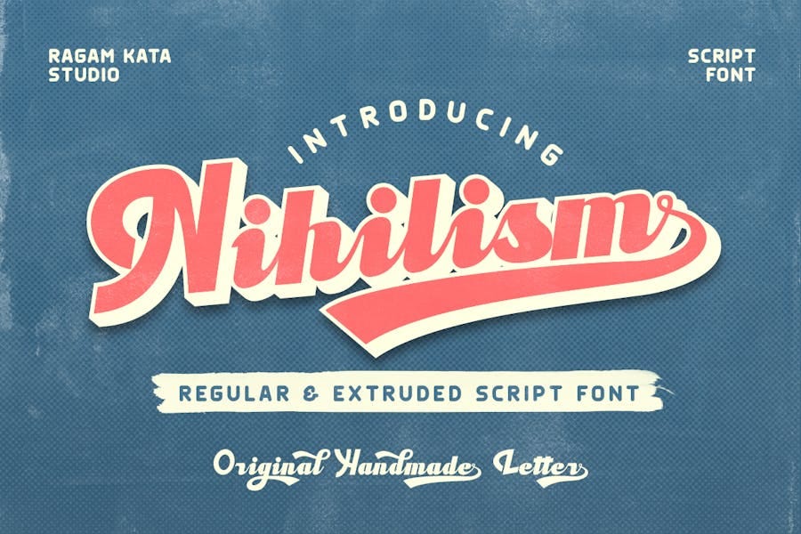 Nihilism — Crafted Script Font