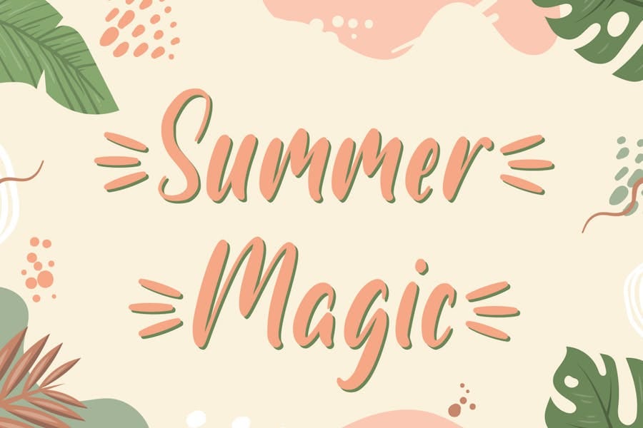 Summer Magic — Handwritten Font