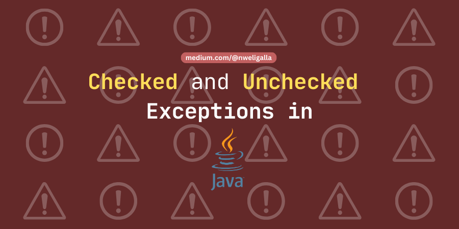 Title banner of Guide to Checked and Unchecked Exceptions in Java