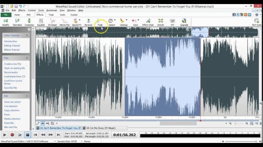 audio editing software