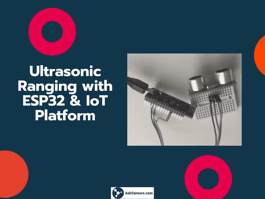 Ultraschall-Entfernungsmessung mit ESP32 und AskSensors IoT