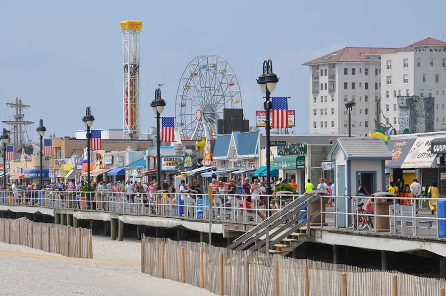 Ocean city boardwalk