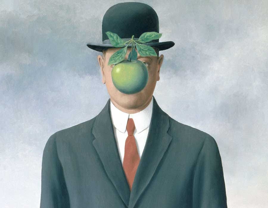 Surrealismo; René Magritte. O Filho do Homem (1964) | Coleção particular