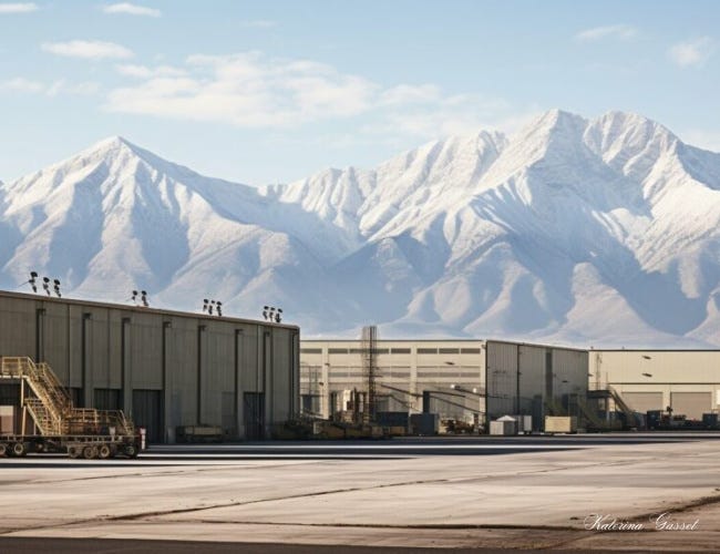 These are some of the facilities at the Tooele Army Depot (TEAD) United States Army located in Tooele County Utah showing the Utah mountains in the background…