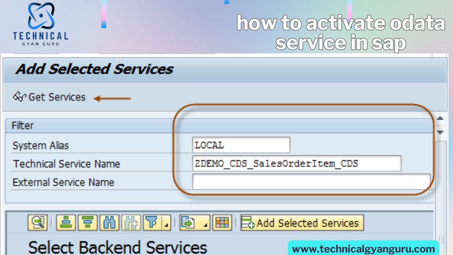 How to Activate Odata Service in SAP