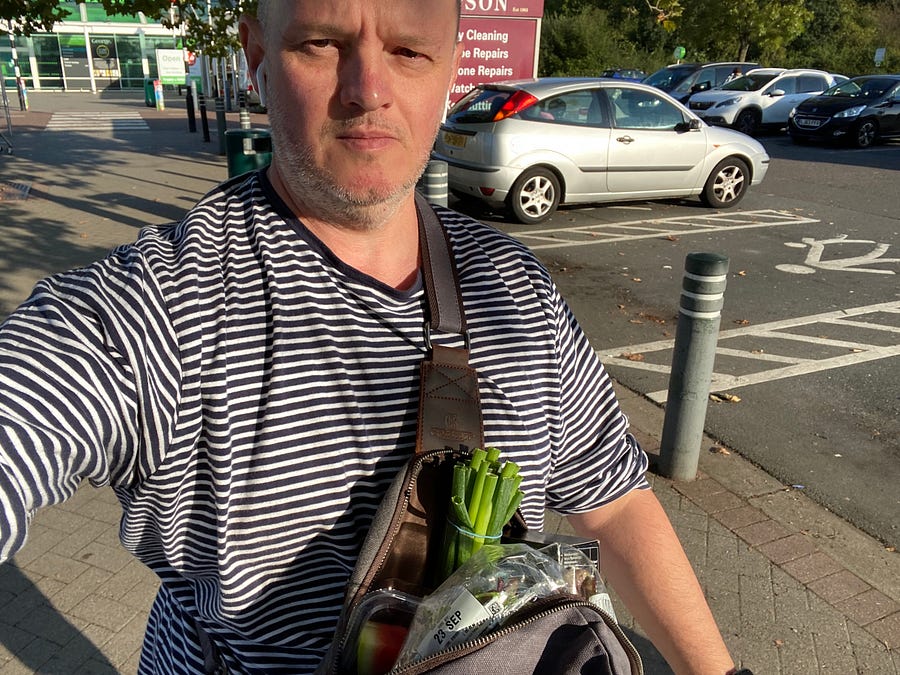 week I’ve established a new habit of going for a brisk walk, and getting an electric scooter home