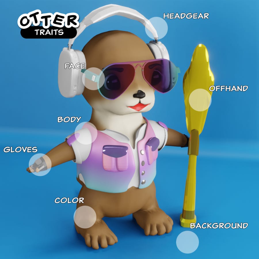 Mindtrix | The name of the Otter NFT trait