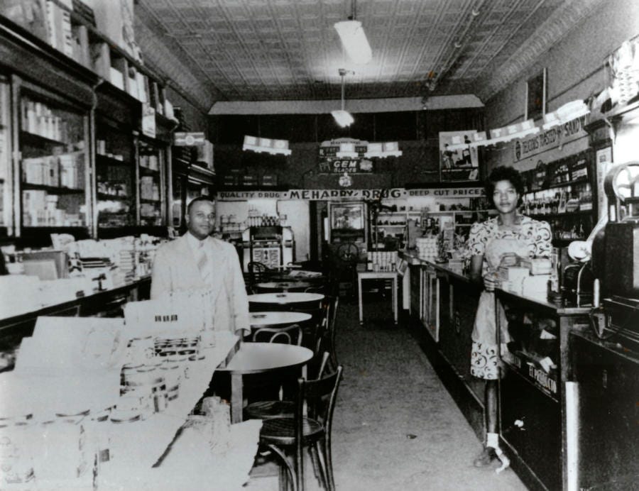 Black-owned business during the “Black Wall Street” days of Tulsa, Oklahoma. (Courtesy of Greenwood Cultural Center)abqjournal.com