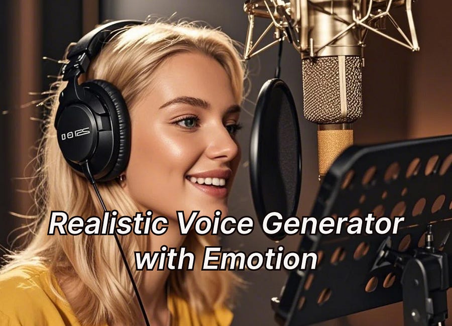 realistic voice generators with emotion