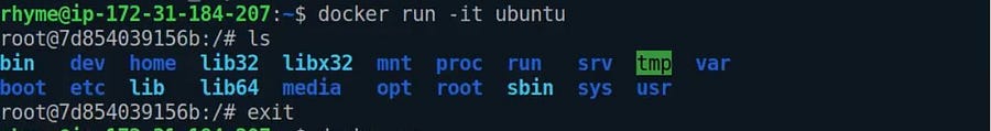 Running Ubuntu in Interactive Mode