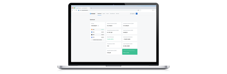Krypto Steuer Software von Blockpit