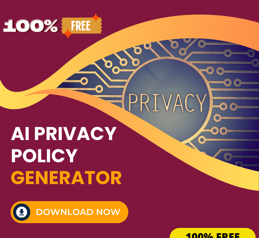 100% Free AI Privacy Policy Generator Tool: Easily generate website privacy policy by using this…