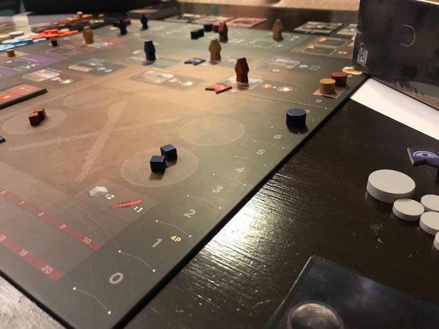 Dune: Imperium board game side view