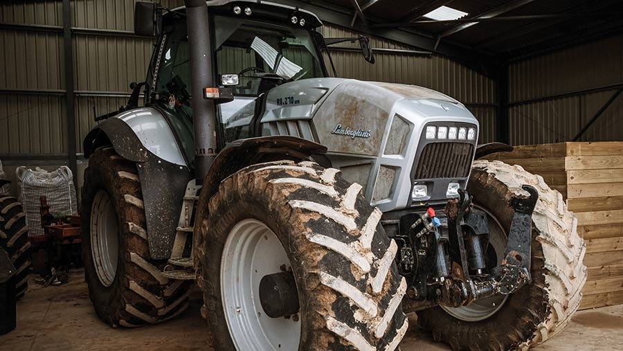 Agile project management tools — Clarkson’s choice of tractor to work the farm.