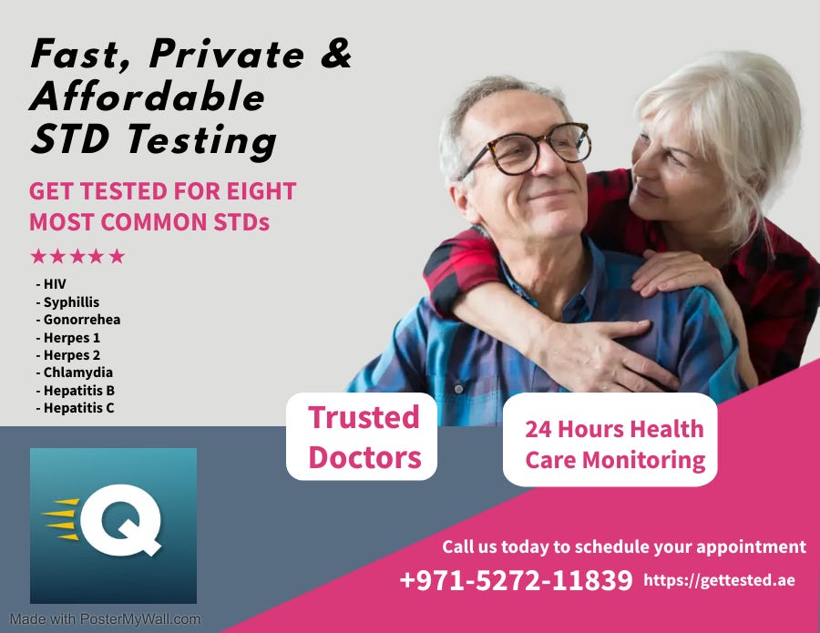 Confidential HIV & STD Test in Dubai