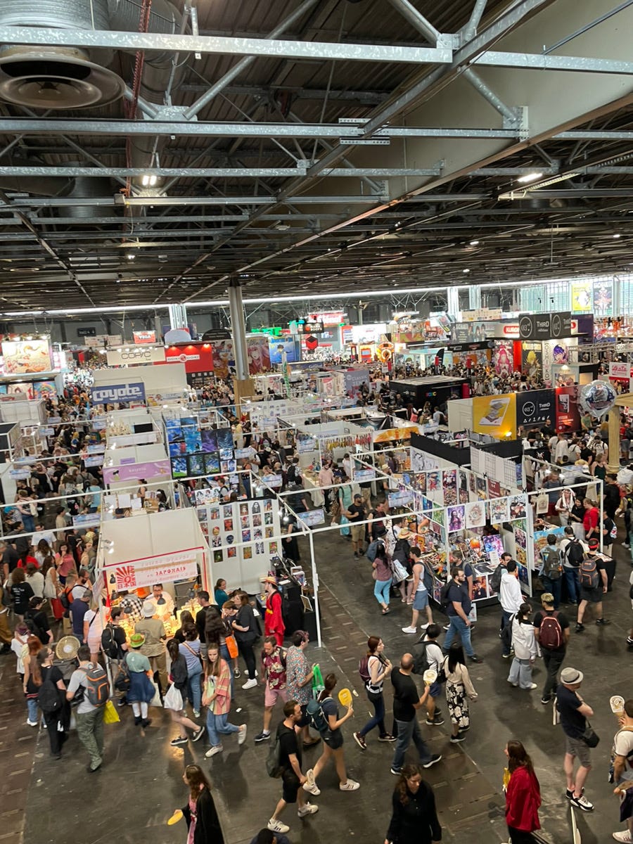 Photo of all the people at Japan Expo