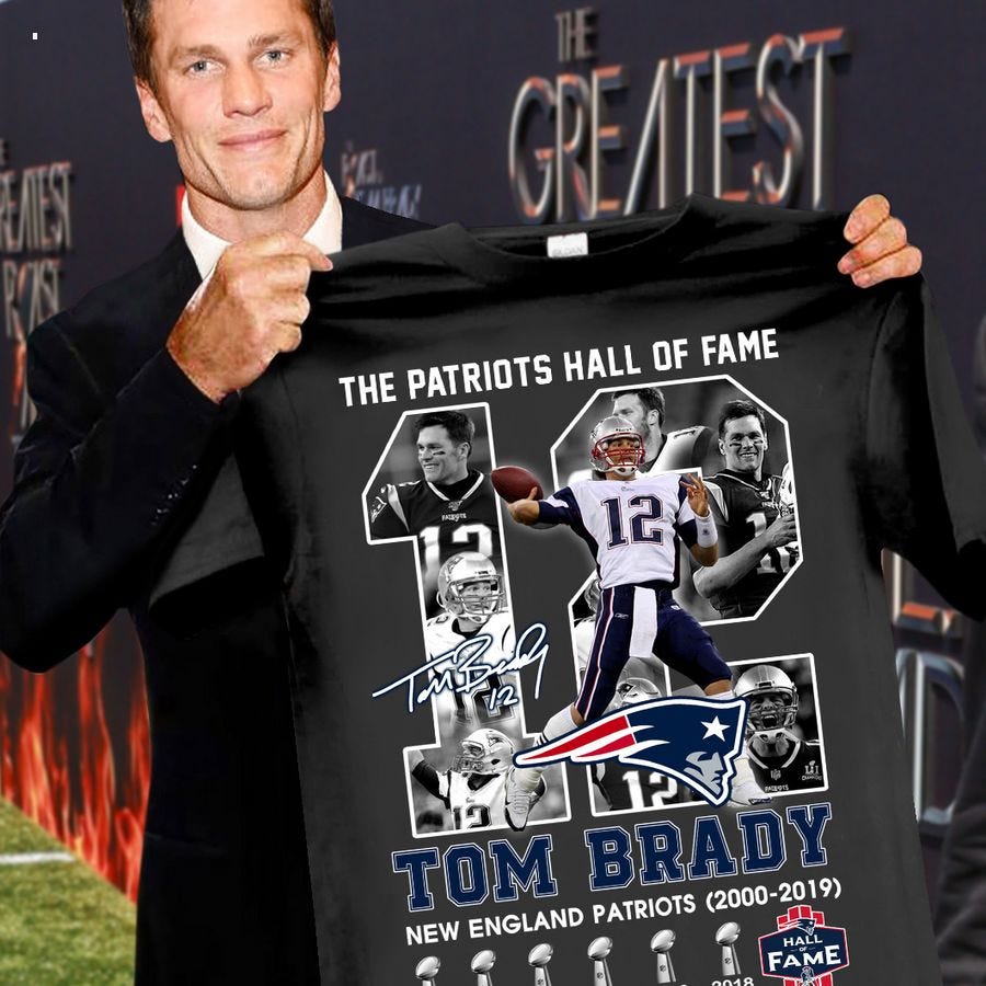 The Patriots Hall of Fame Tom Brady 12 Shirt