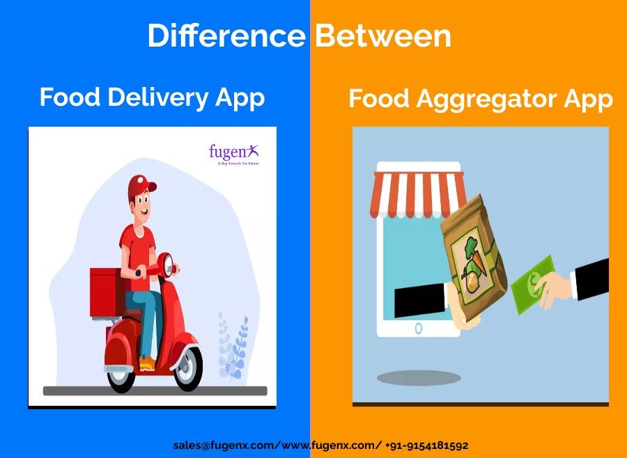 Difference Between Food Delivery Apps and Food Aggregator App